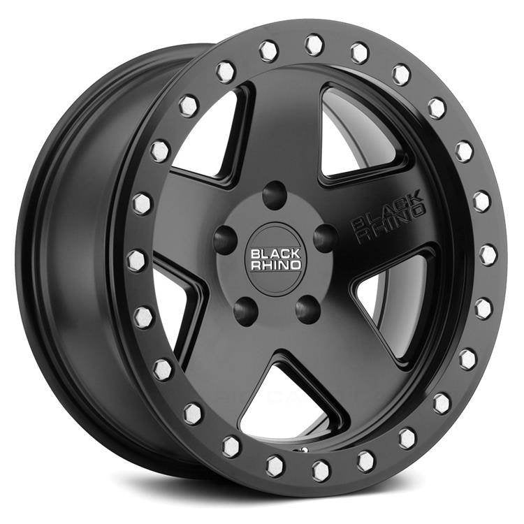 Alloy wheel Matte Black Crawler Beadlock Black Rhino
