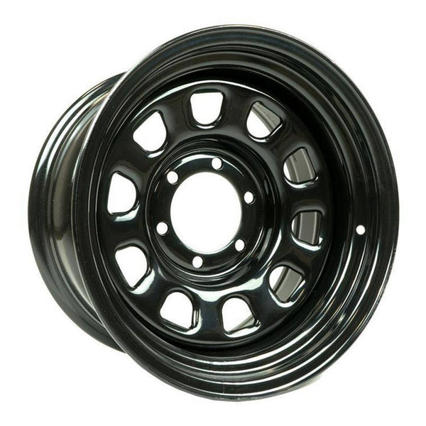 Steel wheel gloss black OFD Sputnik