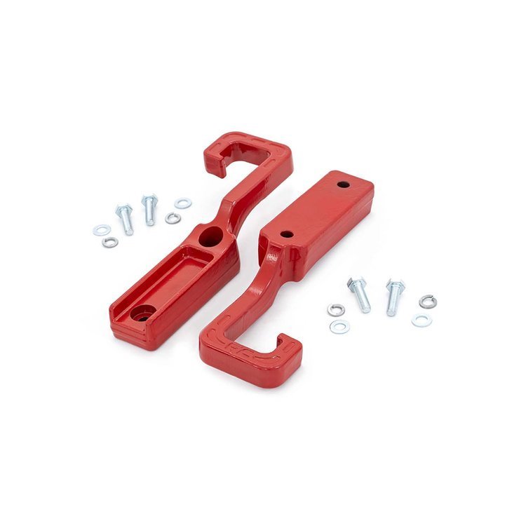 Front tow hooks red Rough Country