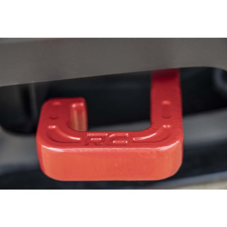 Front tow hooks red Rough Country