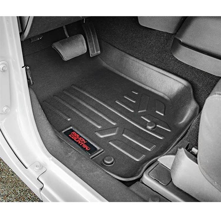 Front and rear floor mats for models with storage toolbox Rough Country