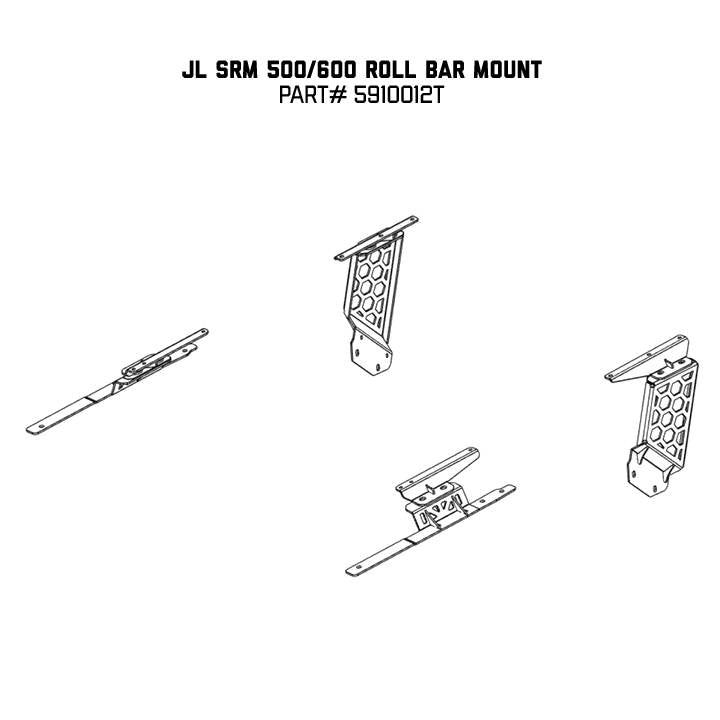 Mounting bracket kit SRM Go Rhino