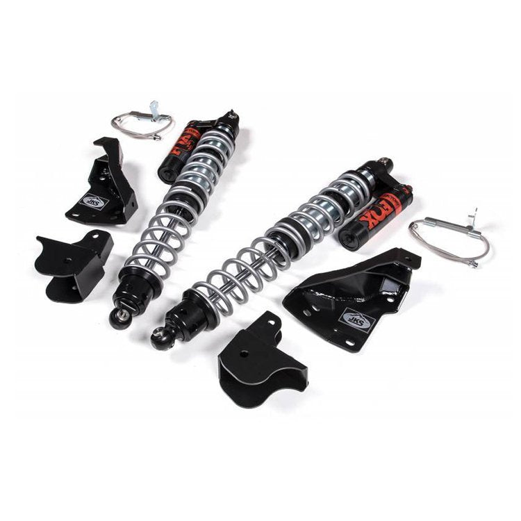 Bobine posteriori nitro FOX con kit di conversione JKS Reservoir DSC Lift 2-5"