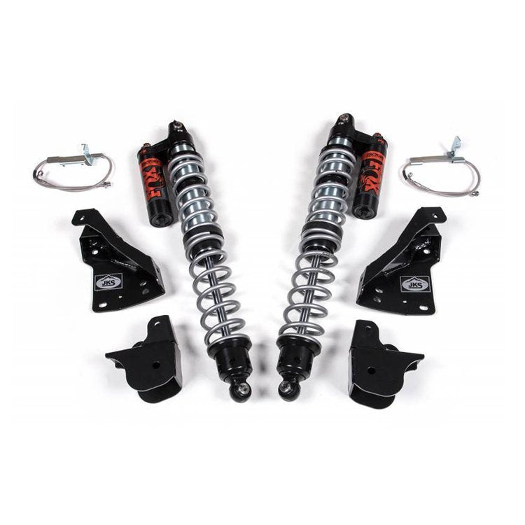 Bobine posteriori nitro FOX con kit di conversione JKS Reservoir DSC Lift 2-5"