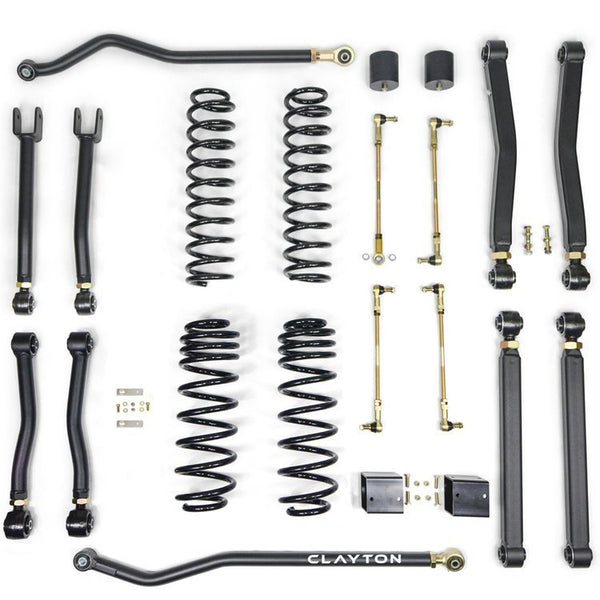 Kit sospensioni Clayton Off Road Overland+ Lift 3,5"