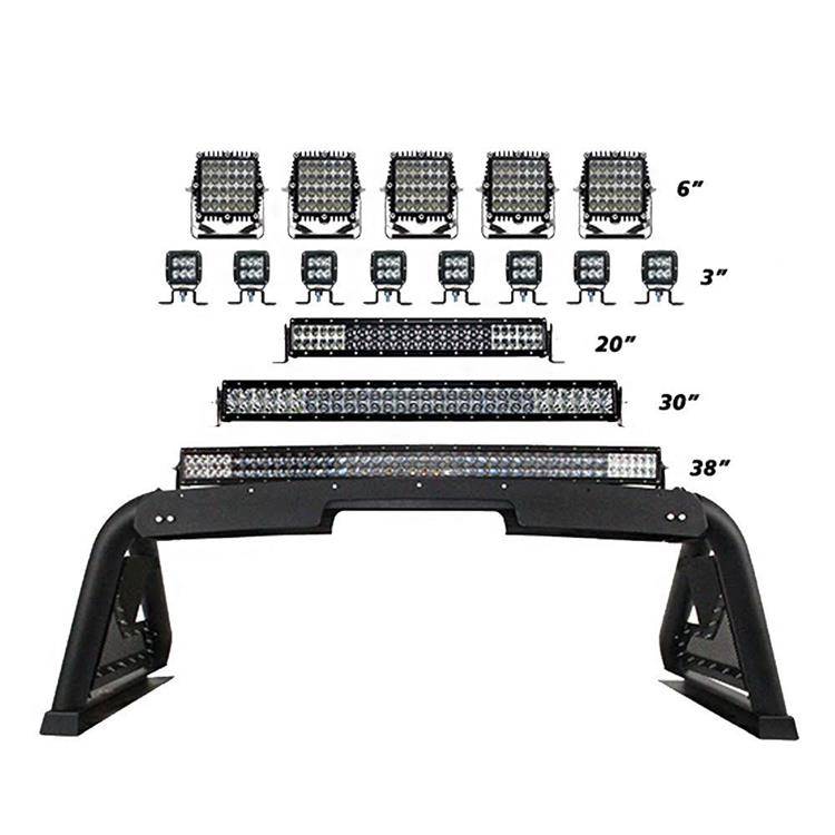 Sport bar 2.0 con barra di montaggio della luce retrattile azionata elettricamente Go Rhino