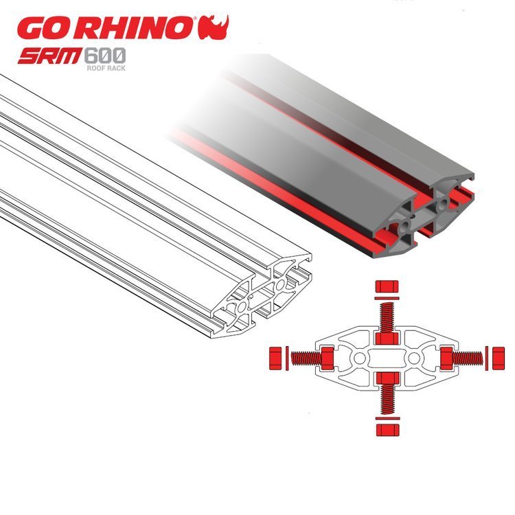 Roof rack Go Rhino SRM600 55"