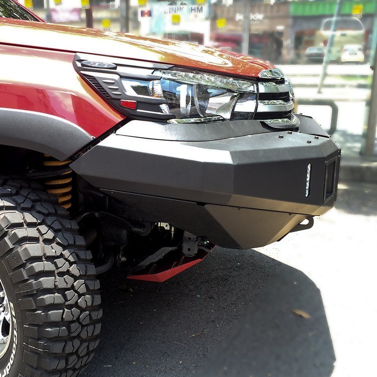 Front steel bumper with winch plate and bullbar OFD