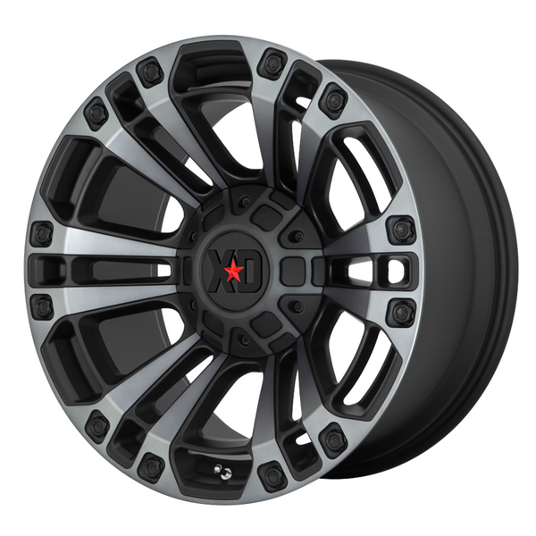 Cerchi in lega XD851 Monster Satin Black/Gray Tint Serie XD