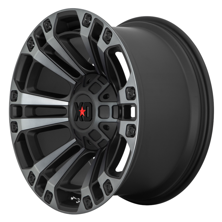 Cerchi in lega XD851 Monster Satin Black/Gray Tint Serie XD