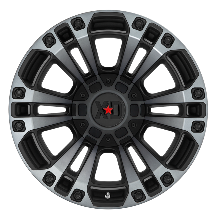 Cerchi in lega XD851 Monster Satin Black/Gray Tint Serie XD