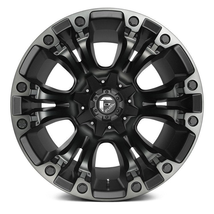 Alloy wheel D569 Vapor New Matte Black/Double Dark Tint Fuel