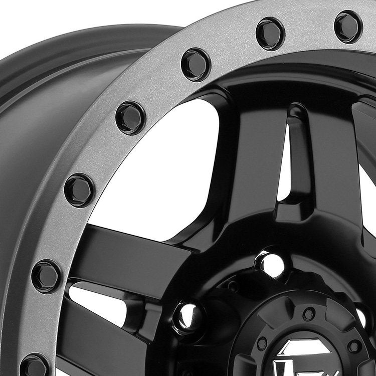 Alloy wheel D557 Anza Matte Black/Gun Metal Ring Fuel