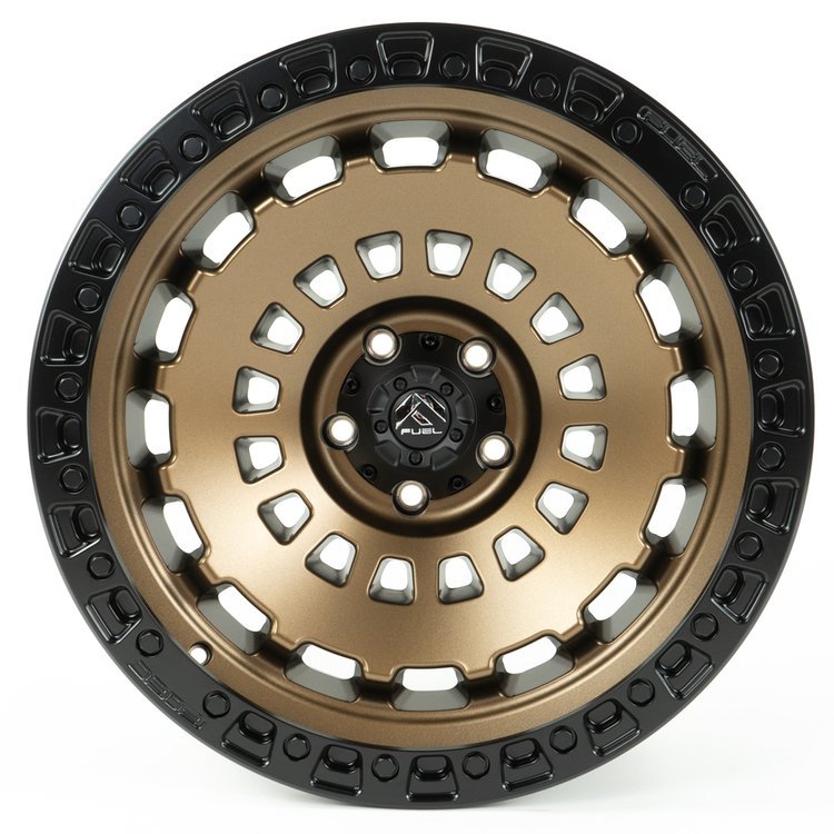 Cerchi in lega D634 Zephyr Matte Bronze/Black Ring Fuel