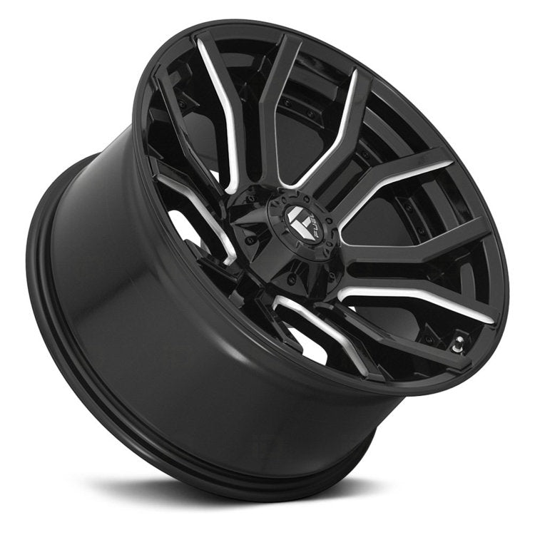 Alloy wheel D711 Rage Gloss Black Milled Fuel