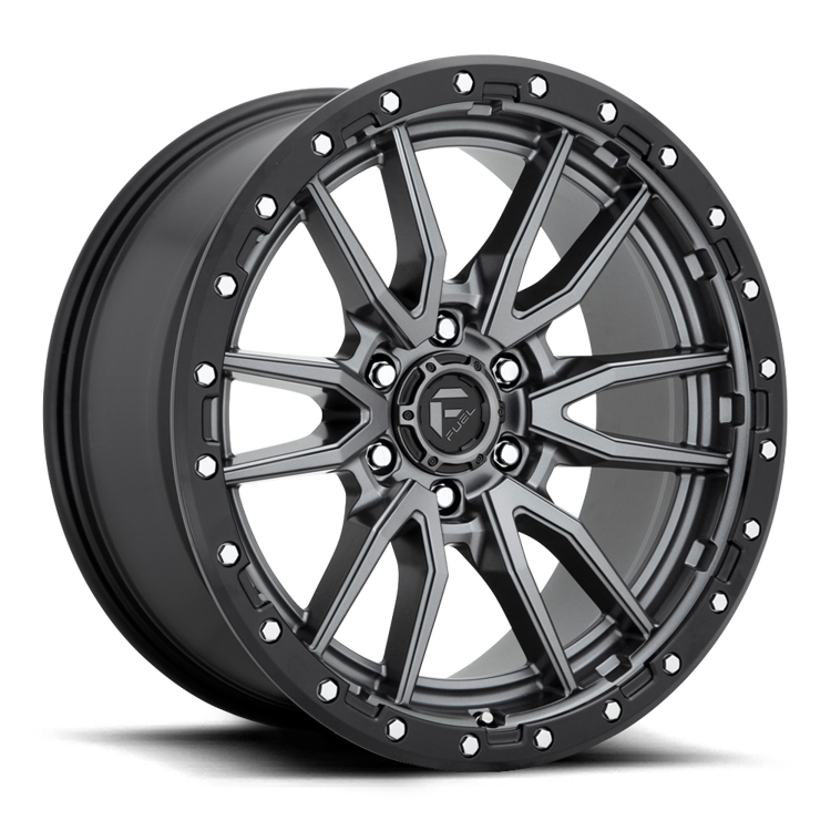 Alloy wheel D680 Rebel 6 Anthracite Center/Black Lip Fuel