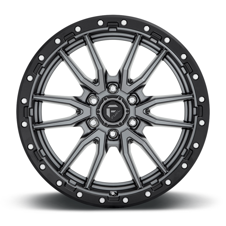 Alloy wheel D680 Rebel 6 Anthracite Center/Black Lip Fuel