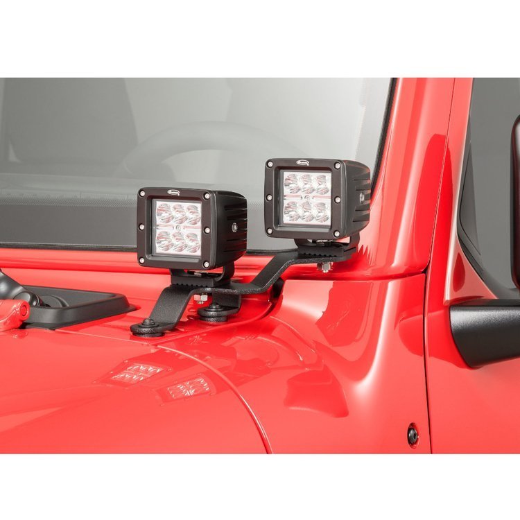 Supporto per cupolino per un LED 3x3" Dual Cube Go Rhino