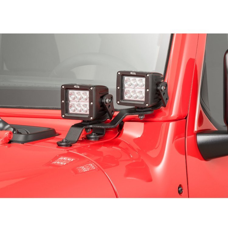 Supporto per cupolino per un LED 3x3" Dual Cube Go Rhino