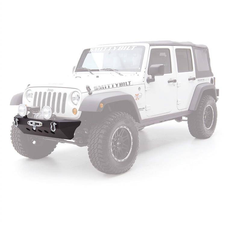 Front steel bumper with winch plate Smittybilt SRC Classic