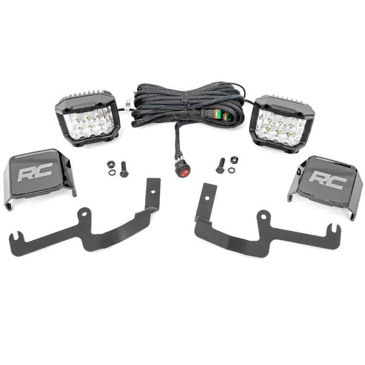 Kit LED 3" parabrezza inferiore serie Rough Country Grandangolare