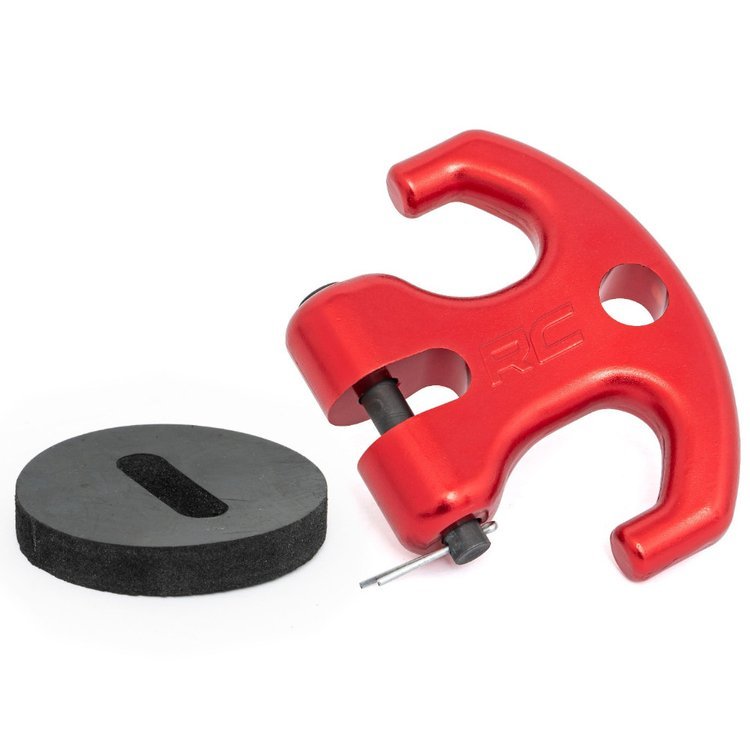 Aluminum winch cleat red Rough Country