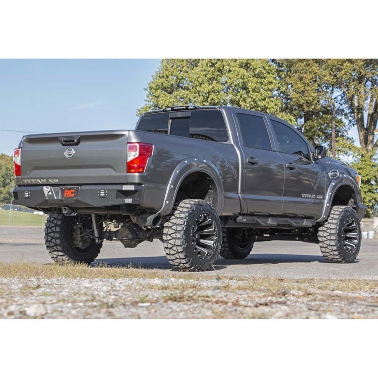 Paraurti posteriore in acciaio con luci LED Rough Country