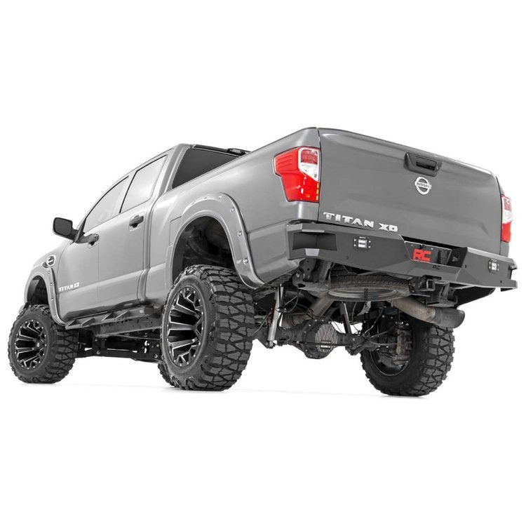 Paraurti posteriore in acciaio con luci LED Rough Country