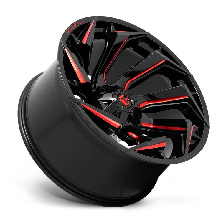 Cerchi in lega D755 Reaction Gloss Black/Red Tint Fuel