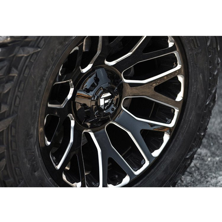 Alloy wheel D623 Warrior Gloss Black Milled Fuel