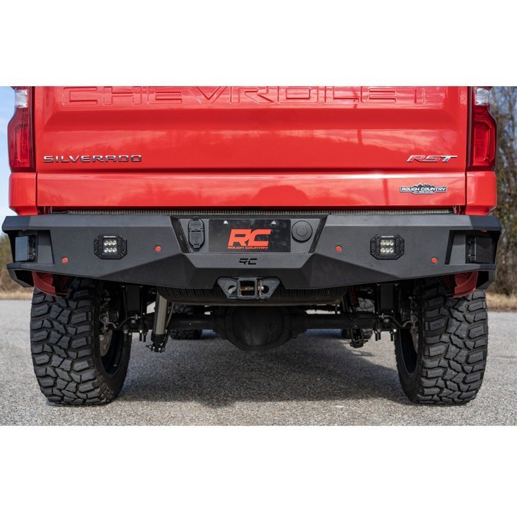 Paraurti posteriore in acciaio con luci LED Rough Country