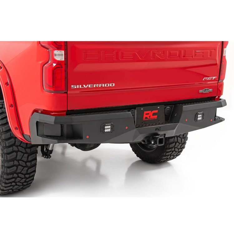 Paraurti posteriore in acciaio con luci LED Rough Country