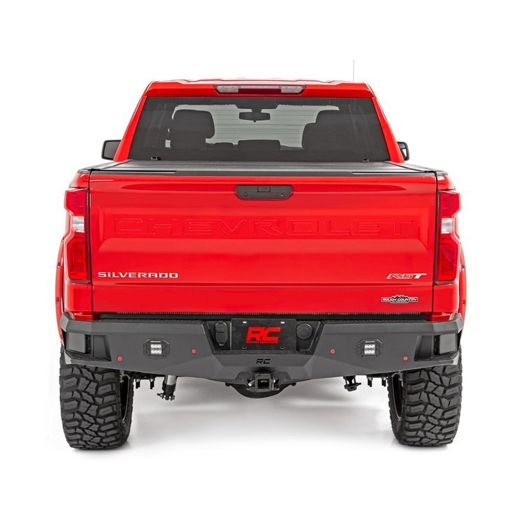 Paraurti posteriore in acciaio con luci LED Rough Country