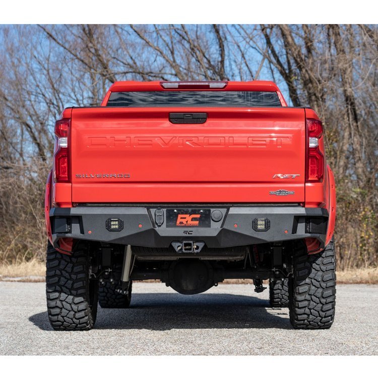 Paraurti posteriore in acciaio con luci LED Rough Country