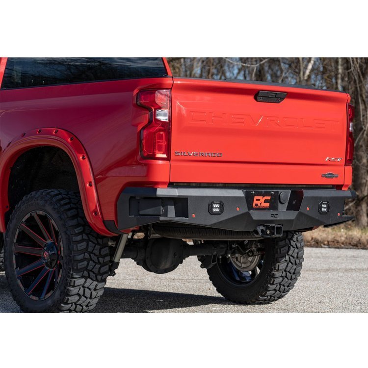Paraurti posteriore in acciaio con luci LED Rough Country