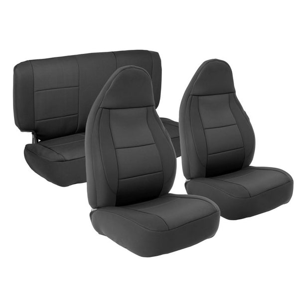 Neoprene seat covers Black Sides/Black Center Smittybilt