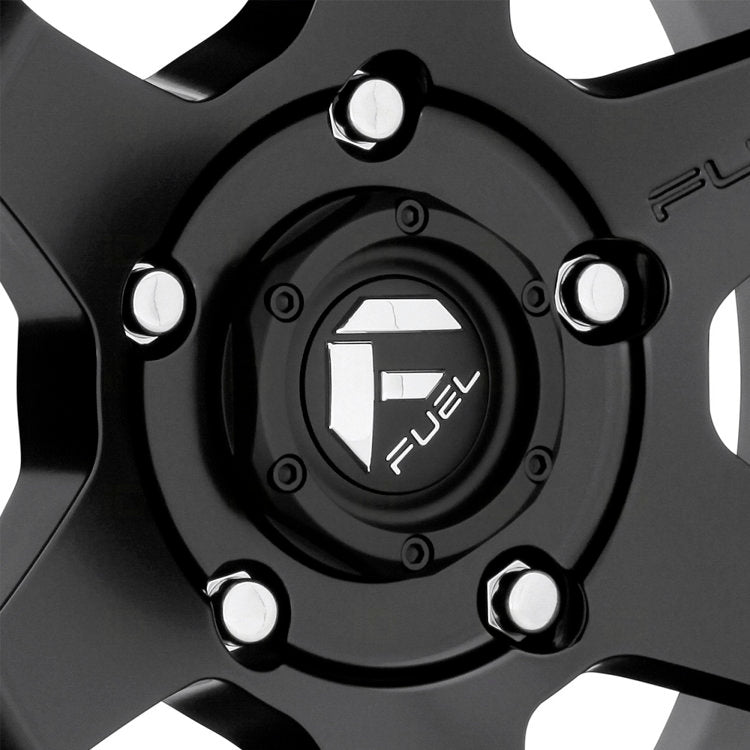 Alloy wheel D664 Shok Matte Black Fuel