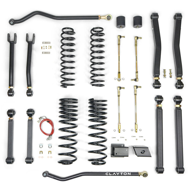 Kit sospensioni Clayton Off Road Overland+ Lift 3,5"