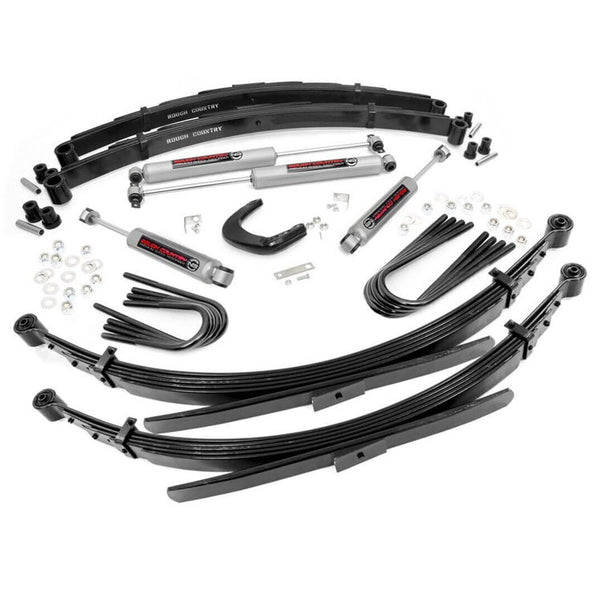 Suspension kit leaf springs 52" Rough Country Lift 6"