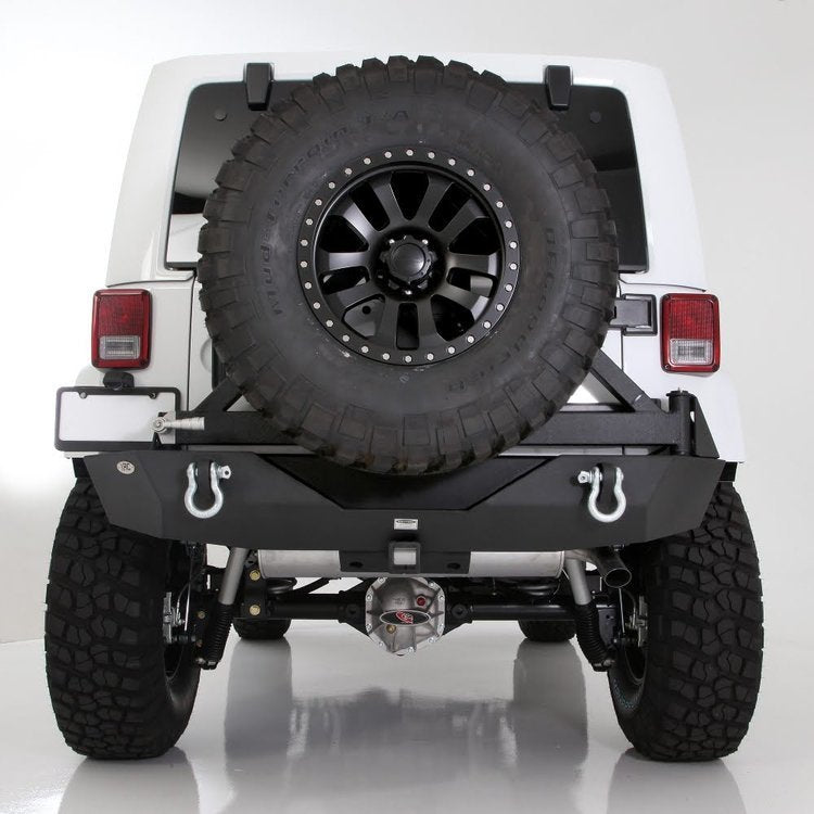 Rear steel bumper with tyre carrier Smittybilt XRC