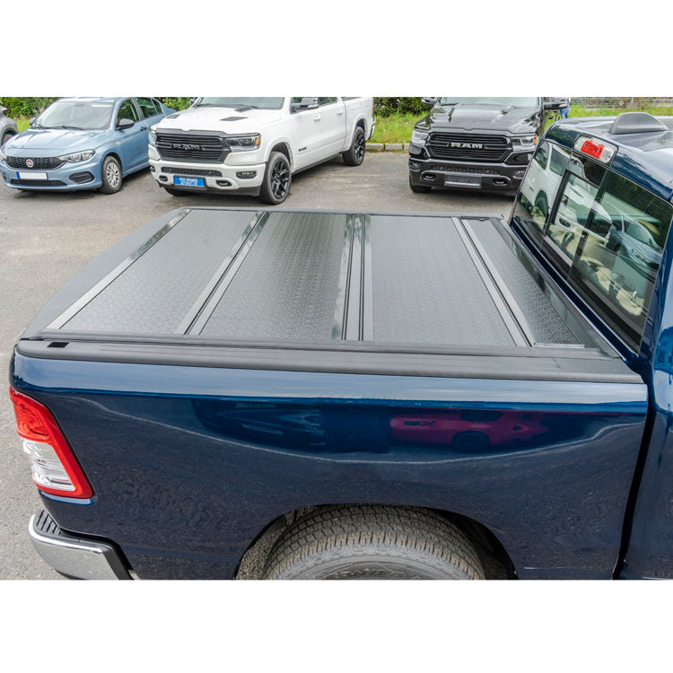 Hard tri-fold bed cover low profile OFD Double Cab