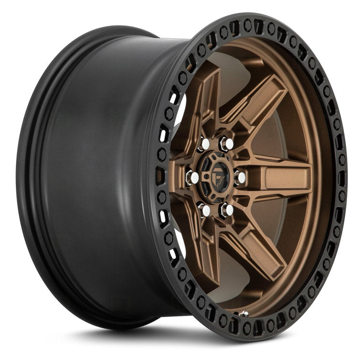 Cerchi in lega D699 Kicker 6 Bronzo opaco Black Bead Ring Fuel