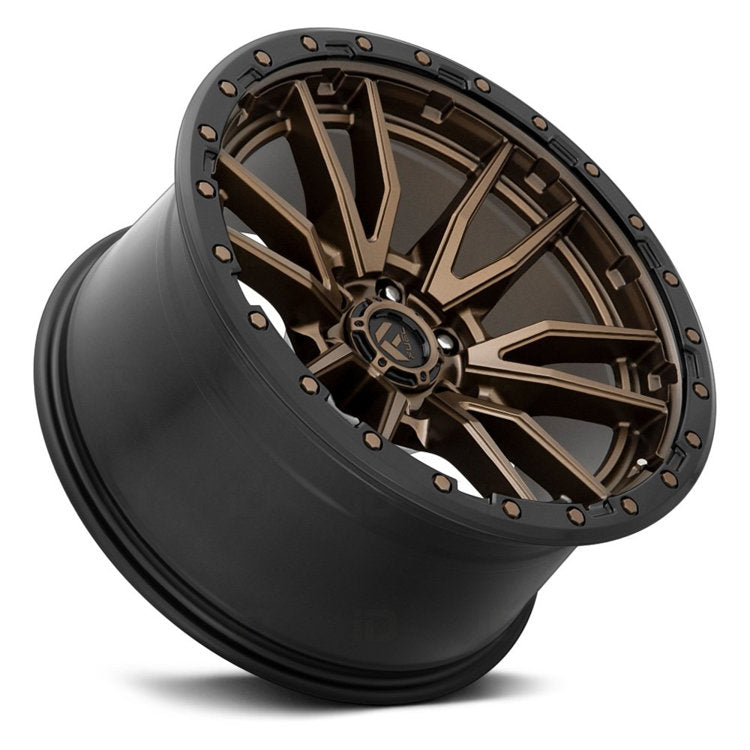 Cerchi in lega D681 Rebel 6 Bronzo opaco Black Bead Ring Fuel