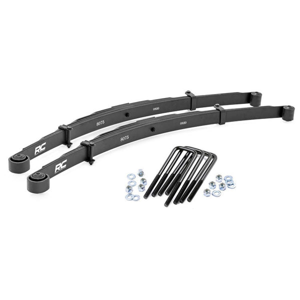 Rear leaf springs with U-bolts Rough Country Lift 3,5"