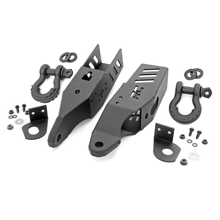 Tow hook brackets with D-rings Rough Country