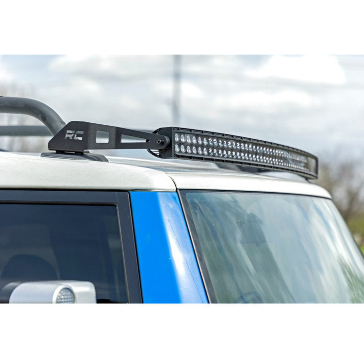 LED light bar 50" dual row curved white DRL spot/flood Rough Country Black Series