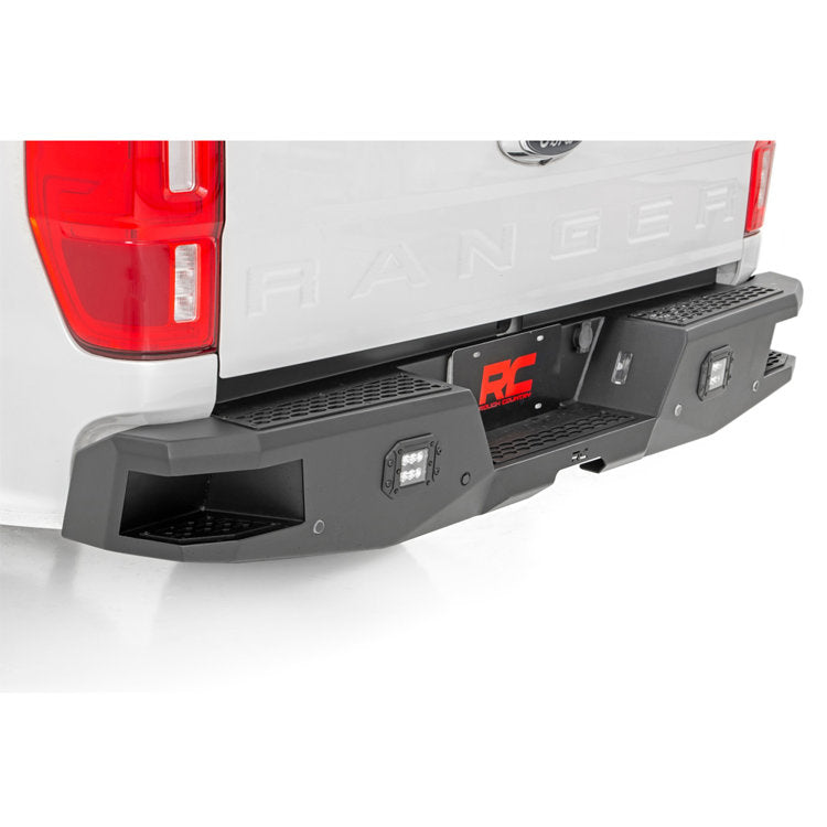 Rear steel bumper with LED lights Rough Country