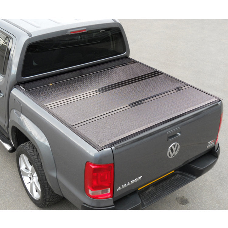 Hard tri-fold bed cover low profile OFD Double Cab