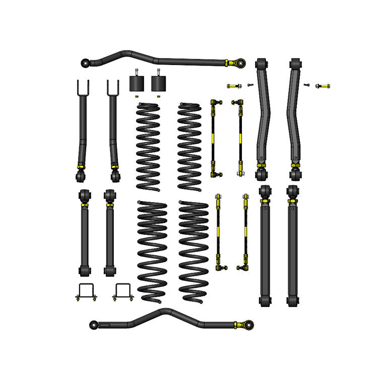 Suspension kit Clayton Off Road Overland+ Diesel Lift 2,5"