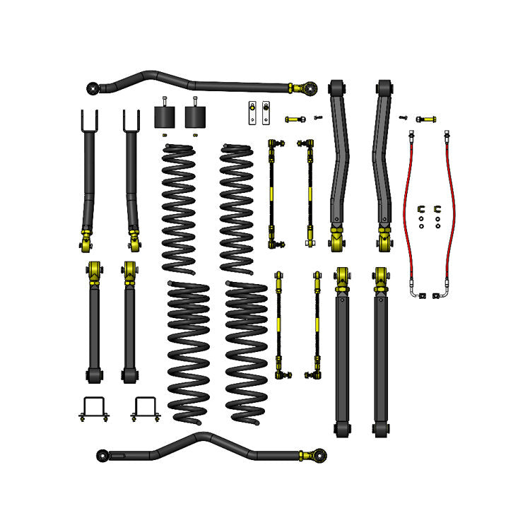 Kit sospensioni Clayton Off Road Premium Diesel Lift 3,5"